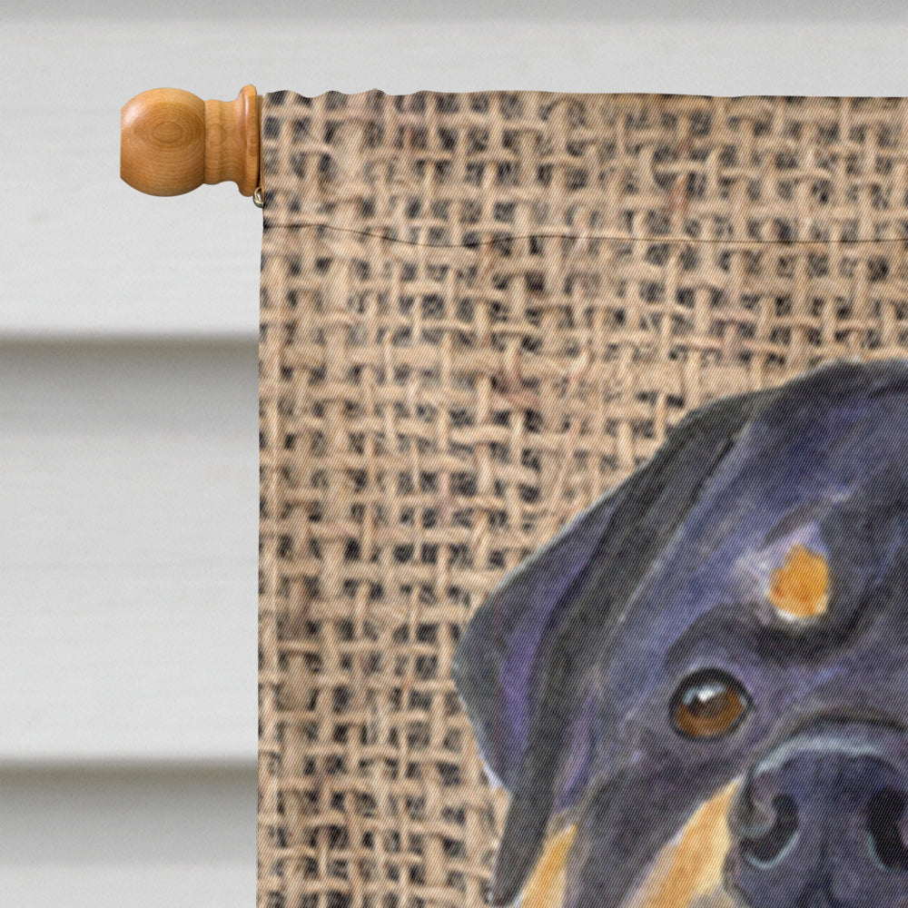 Rottweiler Flag Canvas House Size  the-store.com.