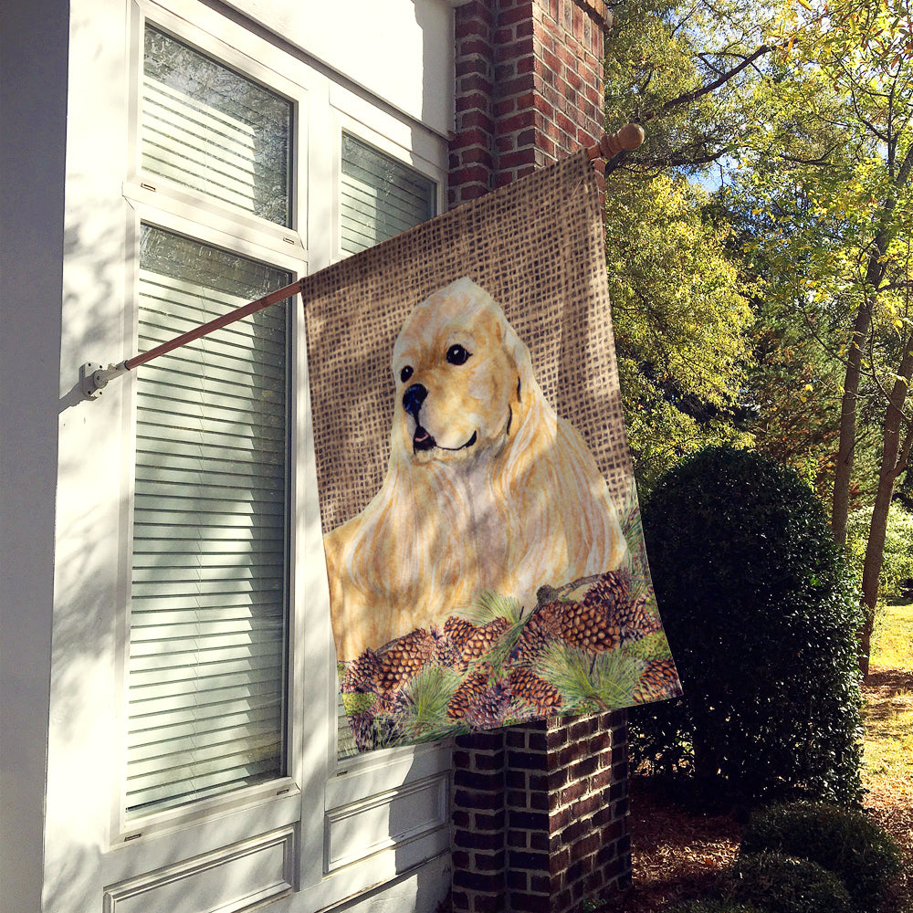 Cocker Spaniel Flag Canvas House Size  the-store.com.