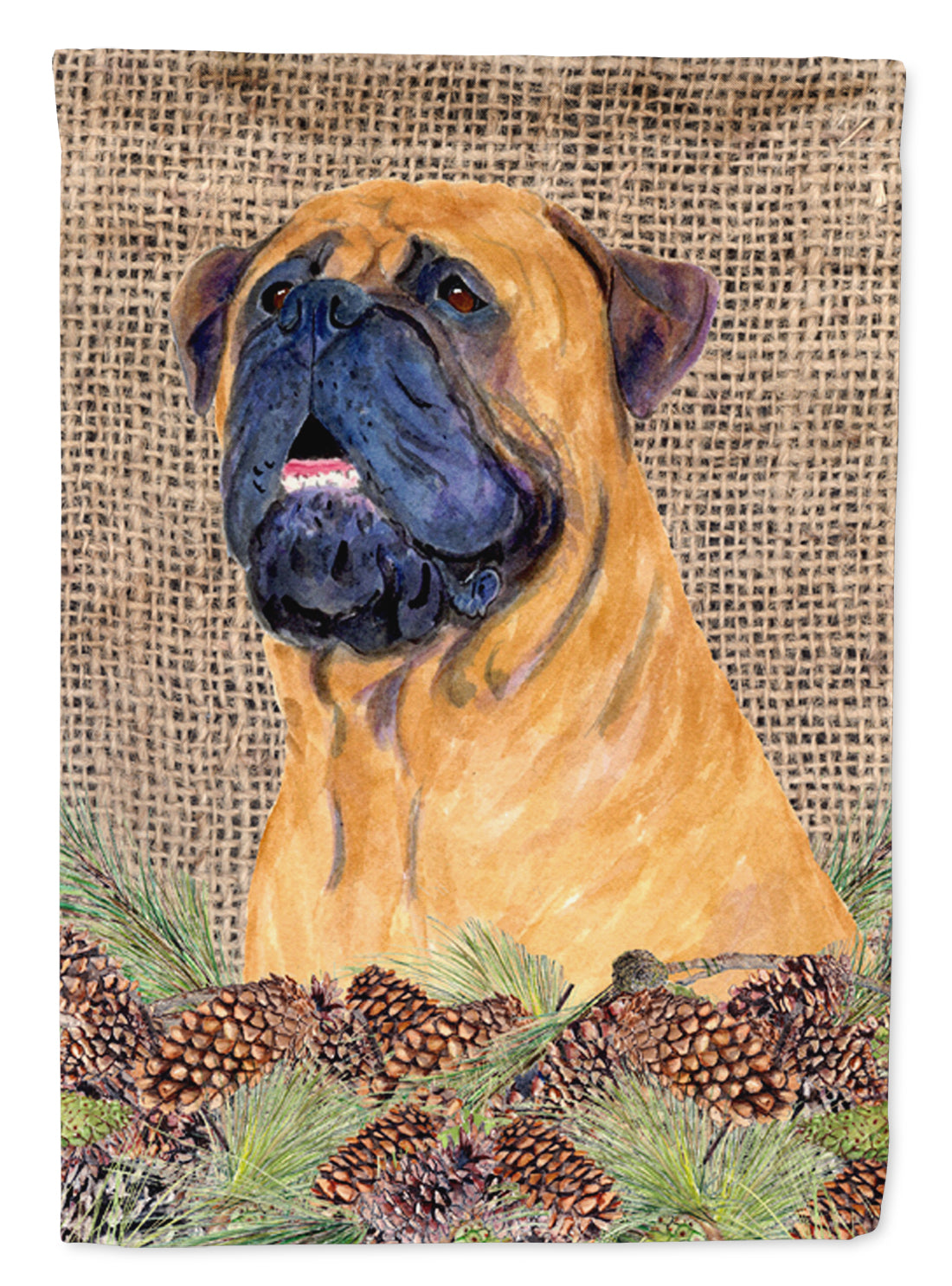 Bullmastiff Flag Canvas House Size  the-store.com.