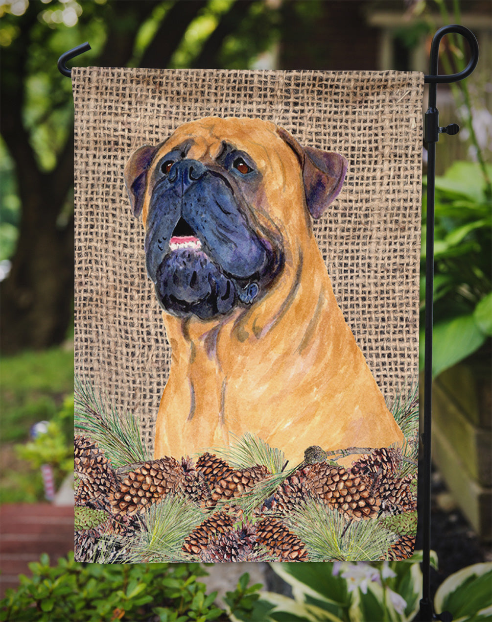 Bullmastiff Flag Garden Size.