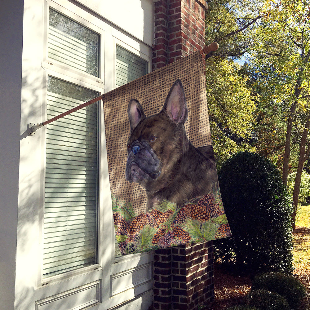 French Bulldog Flag Canvas House Size  the-store.com.