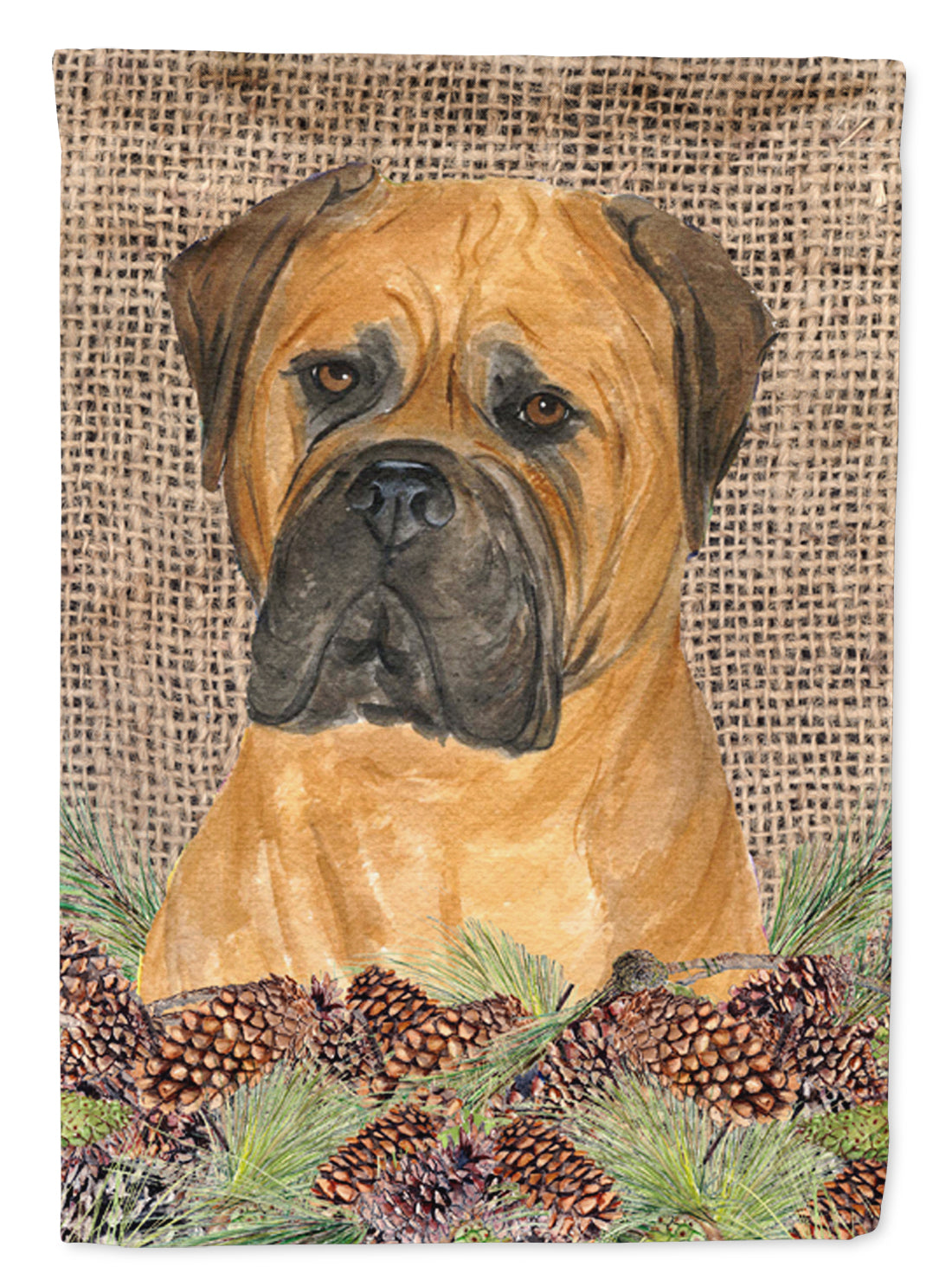 Bullmastiff Flag Canvas House Size  the-store.com.