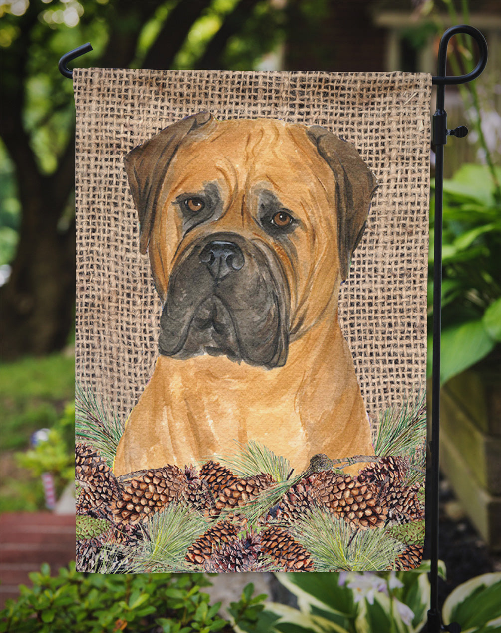 Bullmastiff Flag Garden Size.