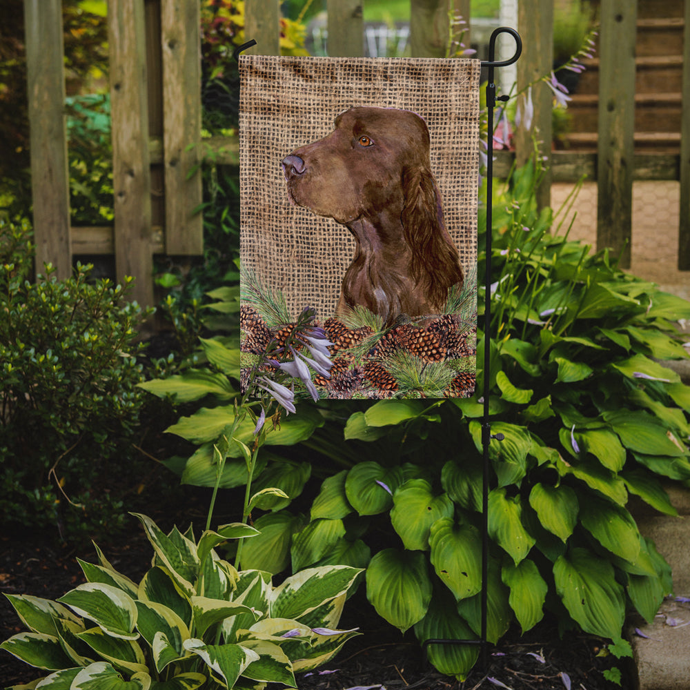 Field Spaniel Flag Garden Size.