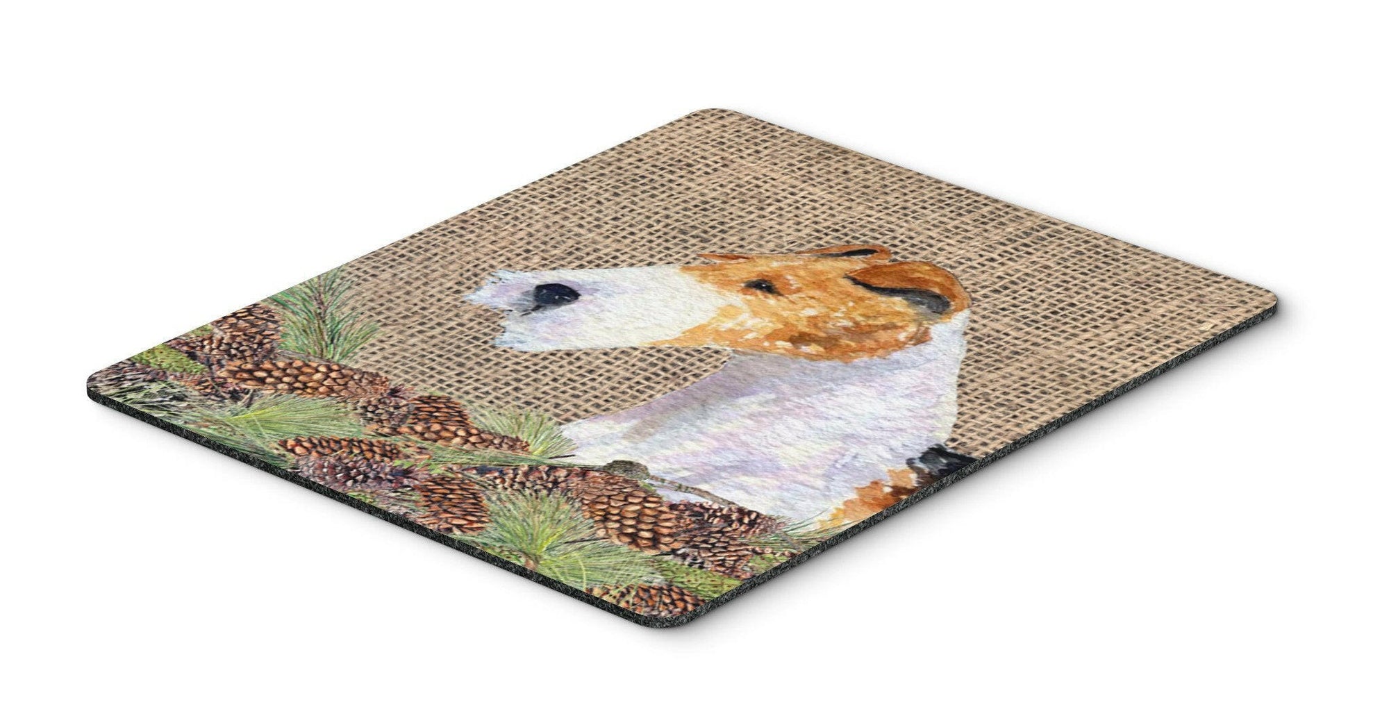 Fox Terrier Mouse Pad, Hot Pad or Trivet by Caroline's Treasures