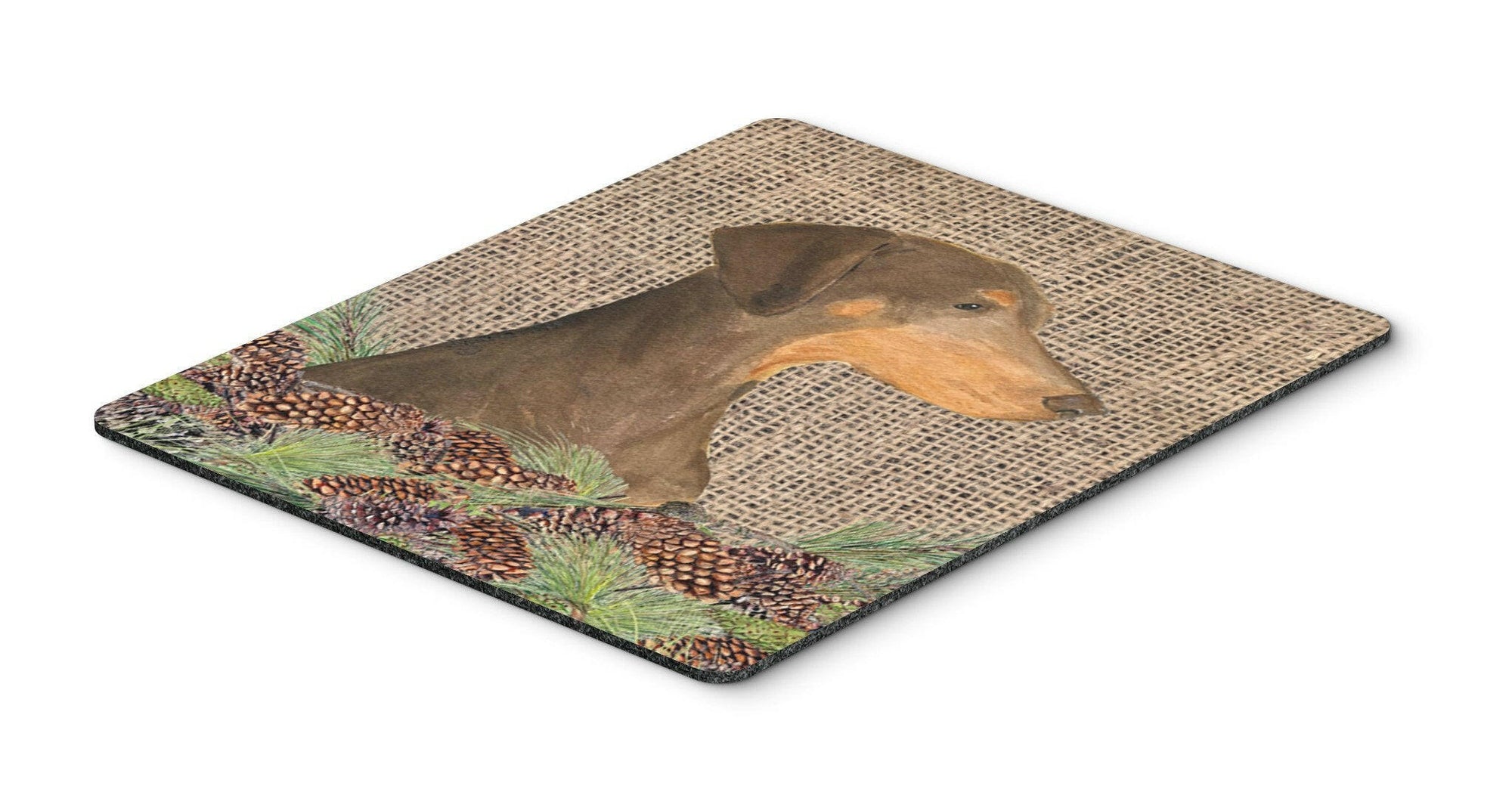 Doberman Mouse Pad, Hot Pad or Trivet by Caroline's Treasures