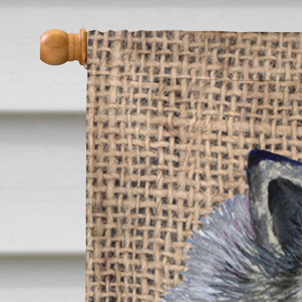 Keeshond Flag Canvas House Size  the-store.com.