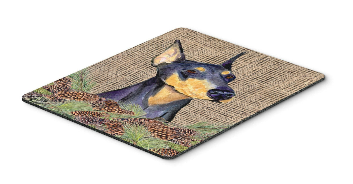 Doberman Mouse Pad, Hot Pad or Trivet by Caroline&#39;s Treasures