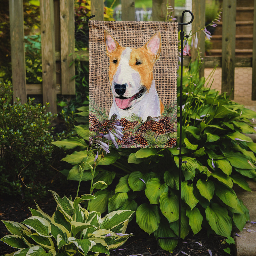 Bull Terrier Flag Garden Size.