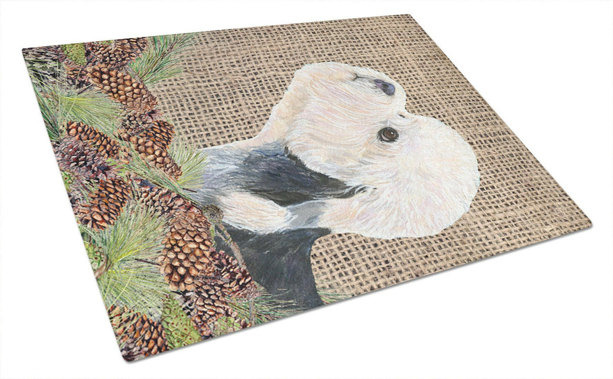 Dandie Dinmont Terrier Glass Cutting Board Large by Caroline&#39;s Treasures