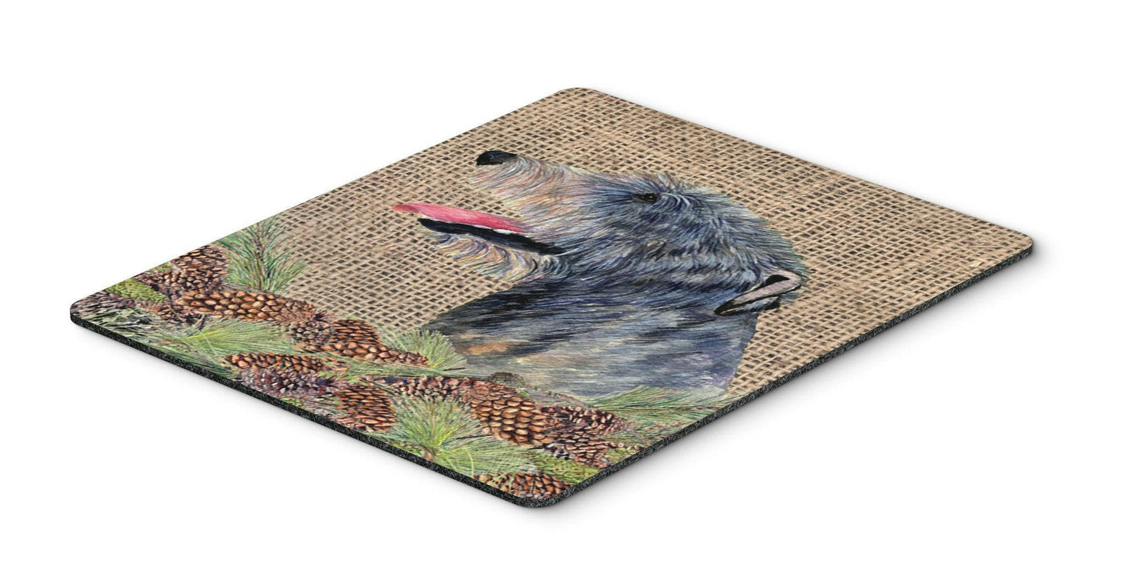 Irish Wolfhound Mouse Pad, Hot Pad or Trivet by Caroline's Treasures