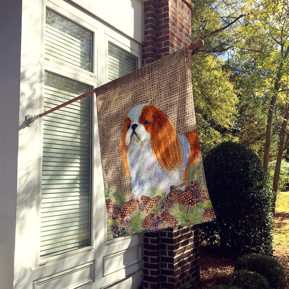 English Toy Spaniel Flag Canvas House Size  the-store.com.