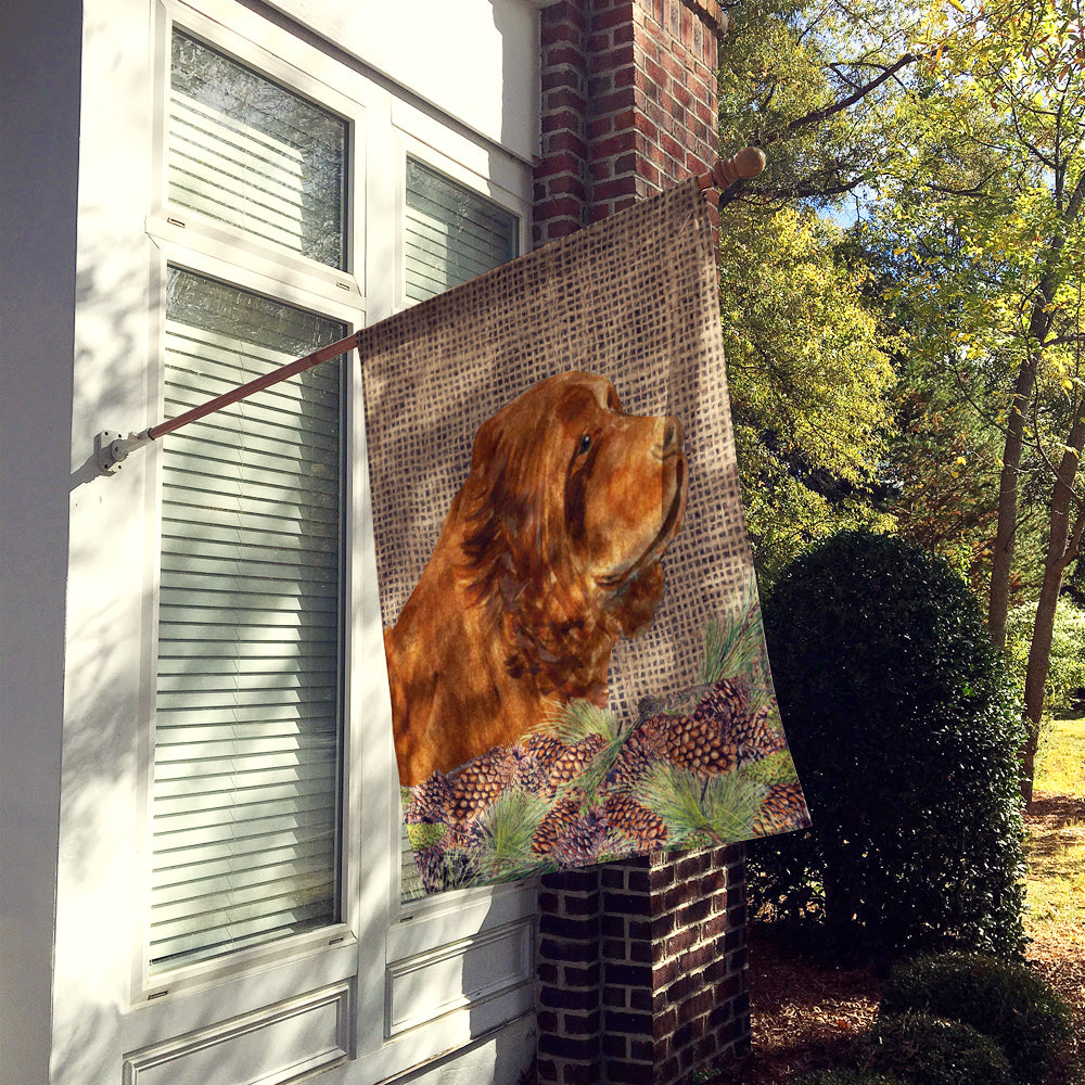 Sussex Spaniel Flag Canvas House Size  the-store.com.