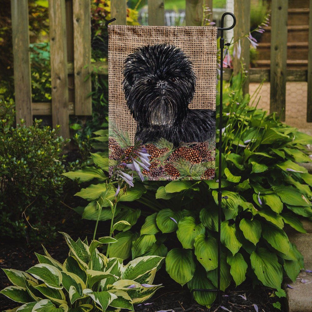 Affenpinscher Flag Garden Size.