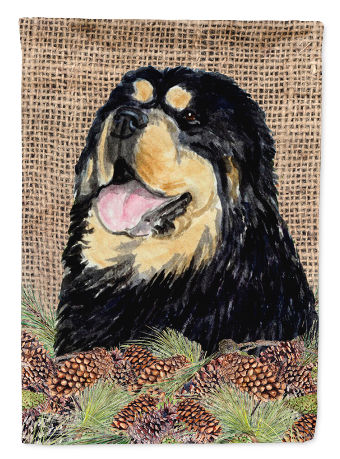 Tibetan Mastiff Flag Canvas House Size  the-store.com.