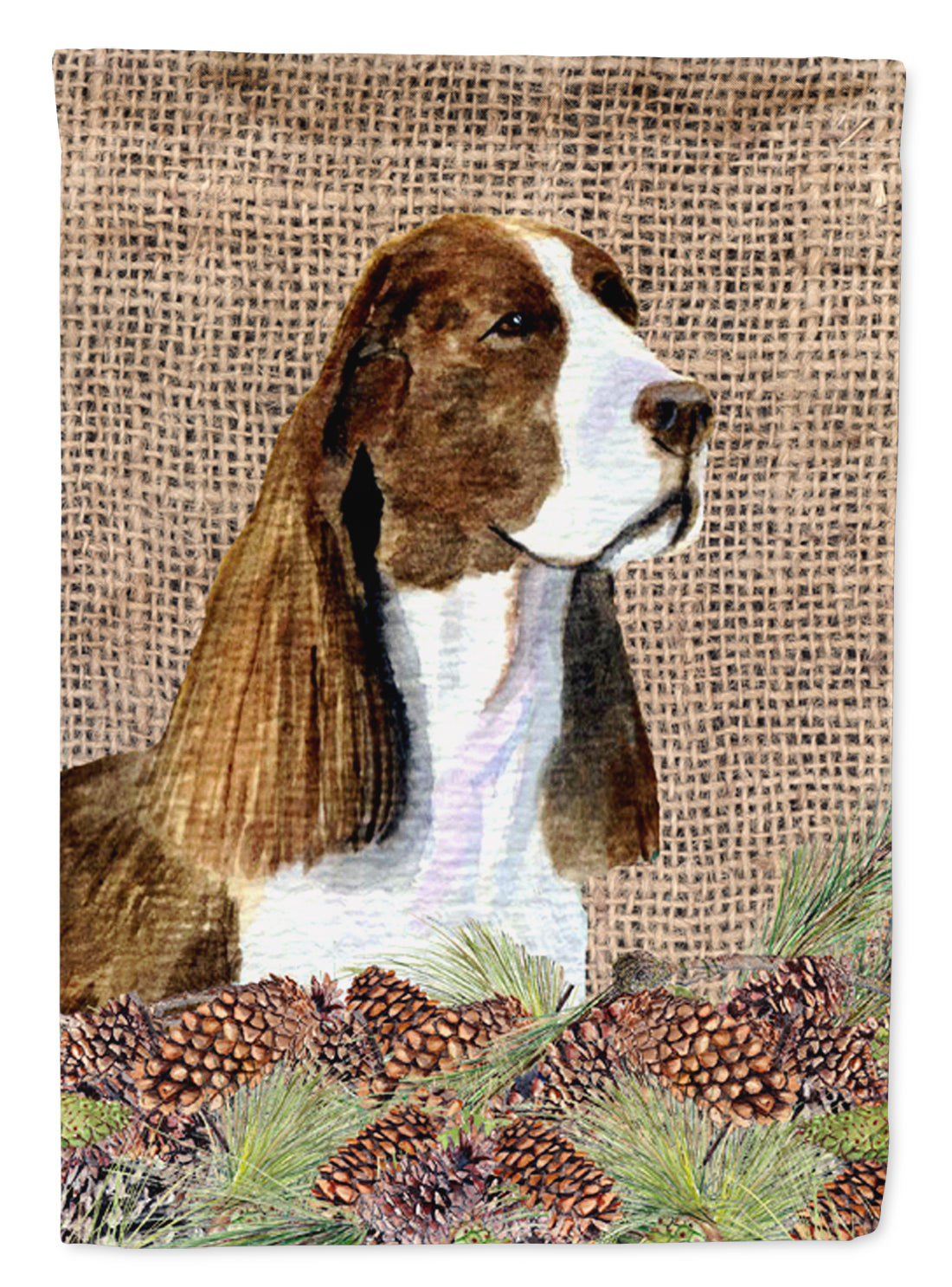 Springer Spaniel Flag Canvas House Size  the-store.com.