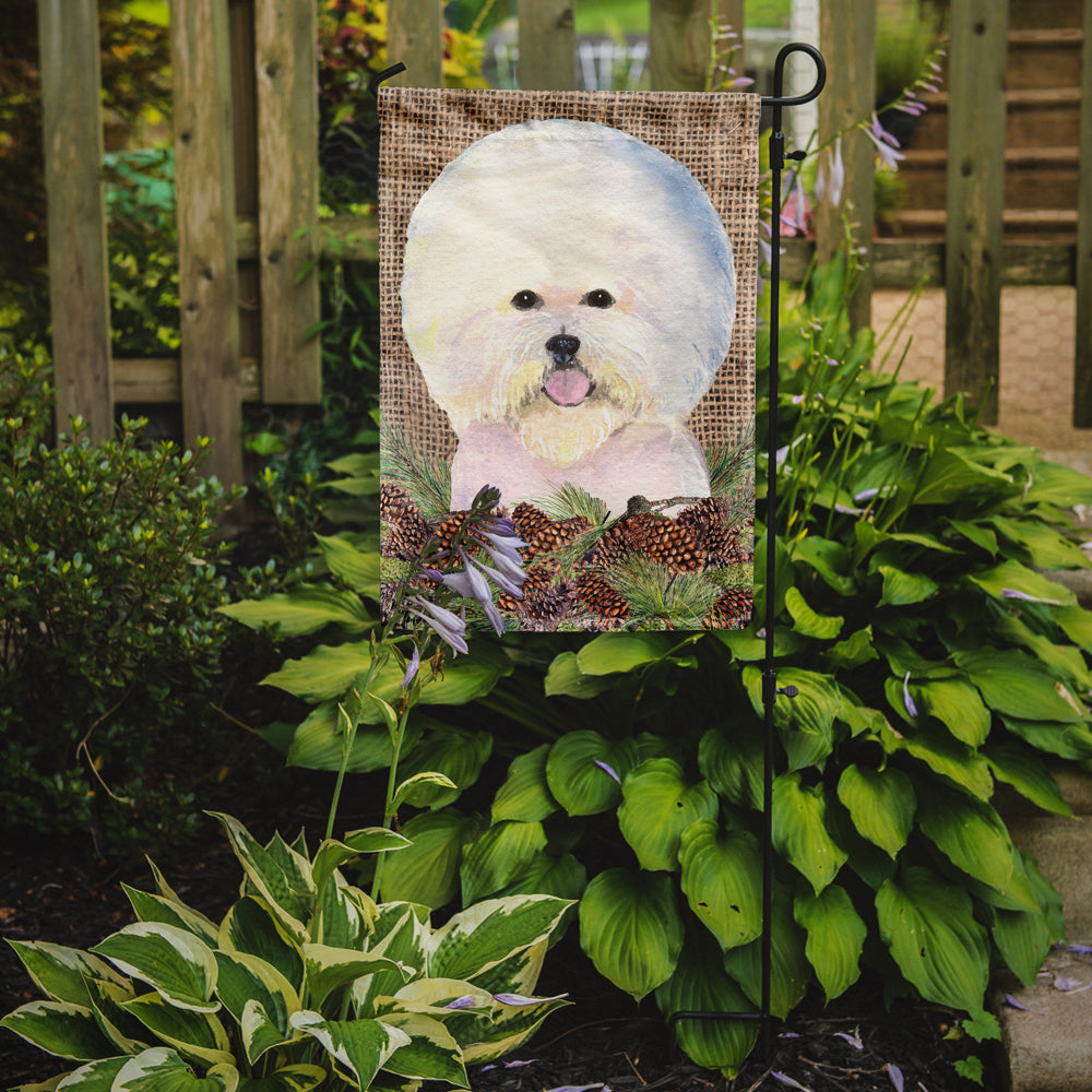 Bichon Frise Flag Garden Size.