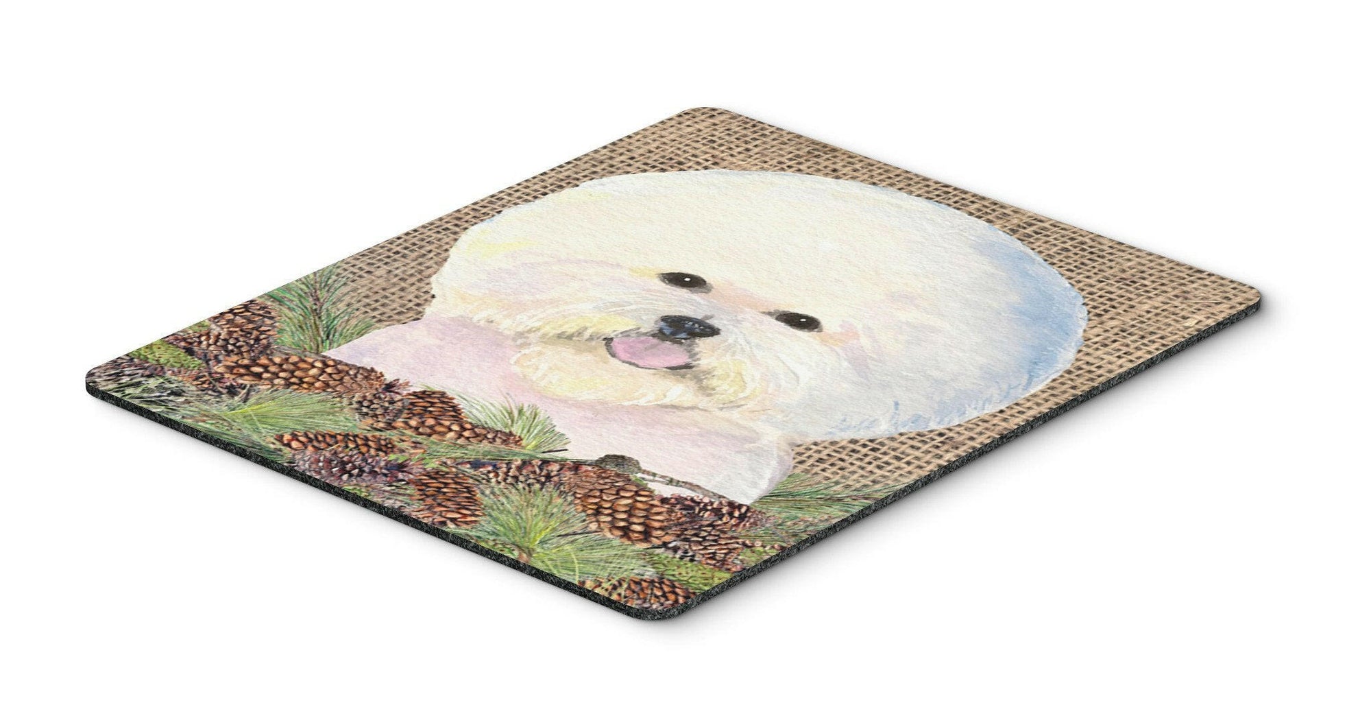 Bichon Frise Mouse Pad, Hot Pad or Trivet by Caroline's Treasures