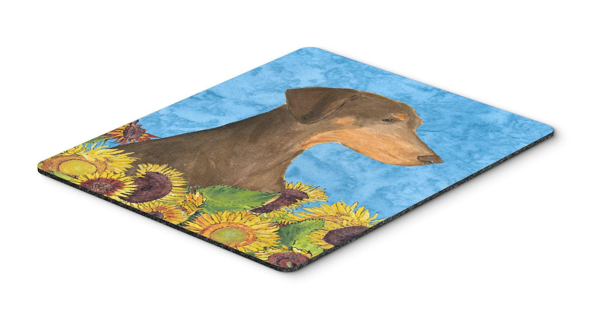 Doberman Mouse Pad, Hot Pad or Trivet by Caroline's Treasures