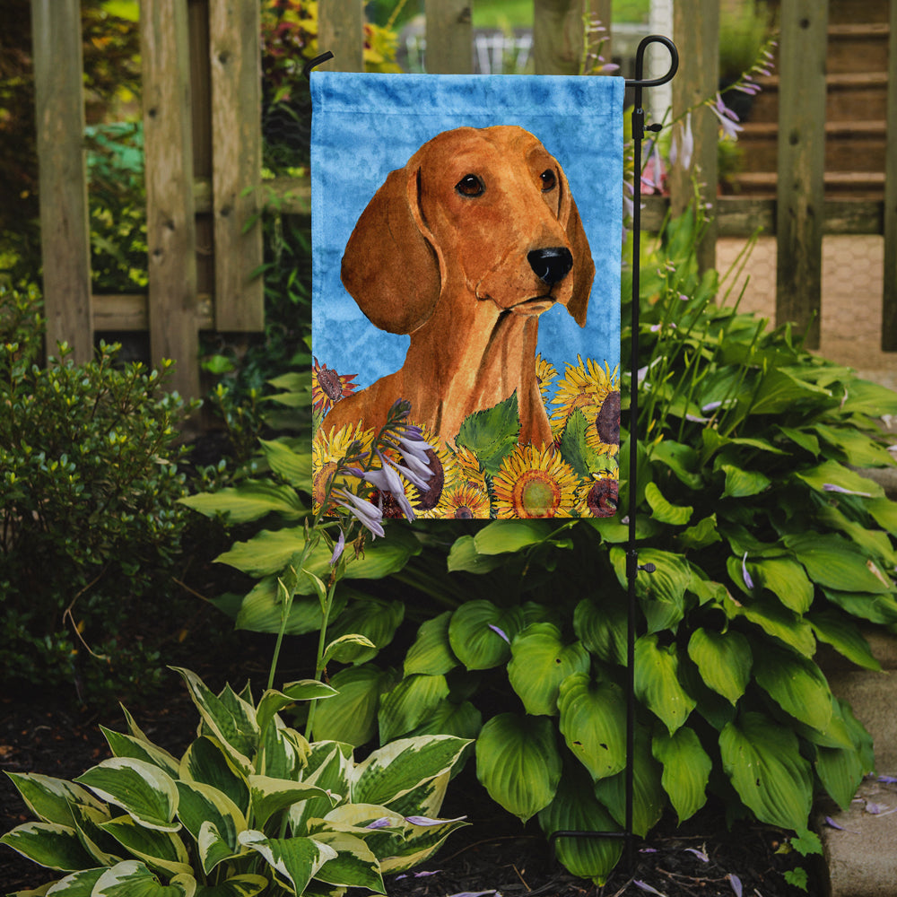 Dachshund Flag Garden Size.