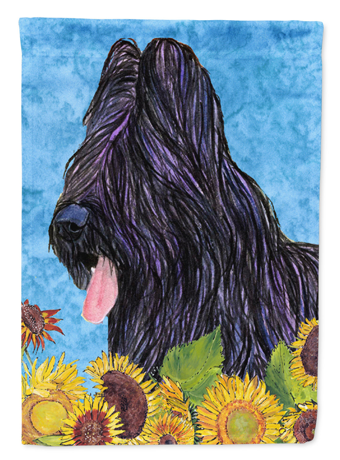 Briard Flag Garden Size.