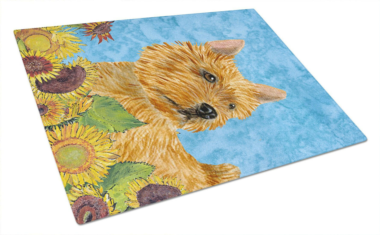 Norwich Terrier Glass Cutting Board Large by Caroline's Treasures