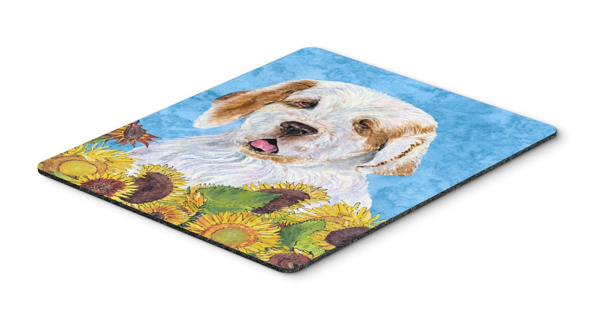 Clumber Spaniel Mouse Pad, Hot Pad or Trivet by Caroline's Treasures