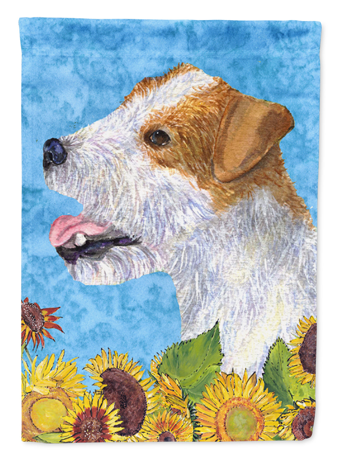 Jack Russell Terrier Flag Garden Size.