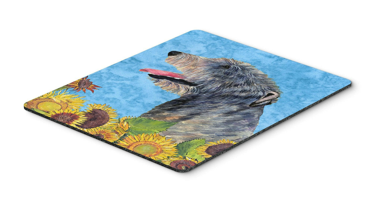 Irish Wolfhound Mouse Pad, Hot Pad or Trivet by Caroline's Treasures