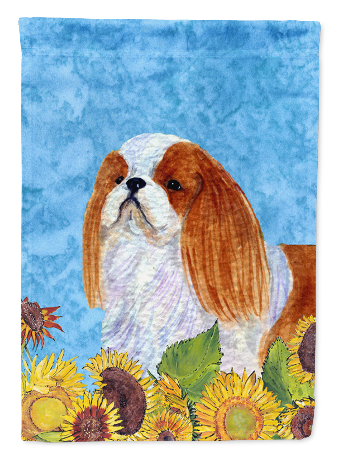 English Toy Spaniel Flag Canvas House Size  the-store.com.