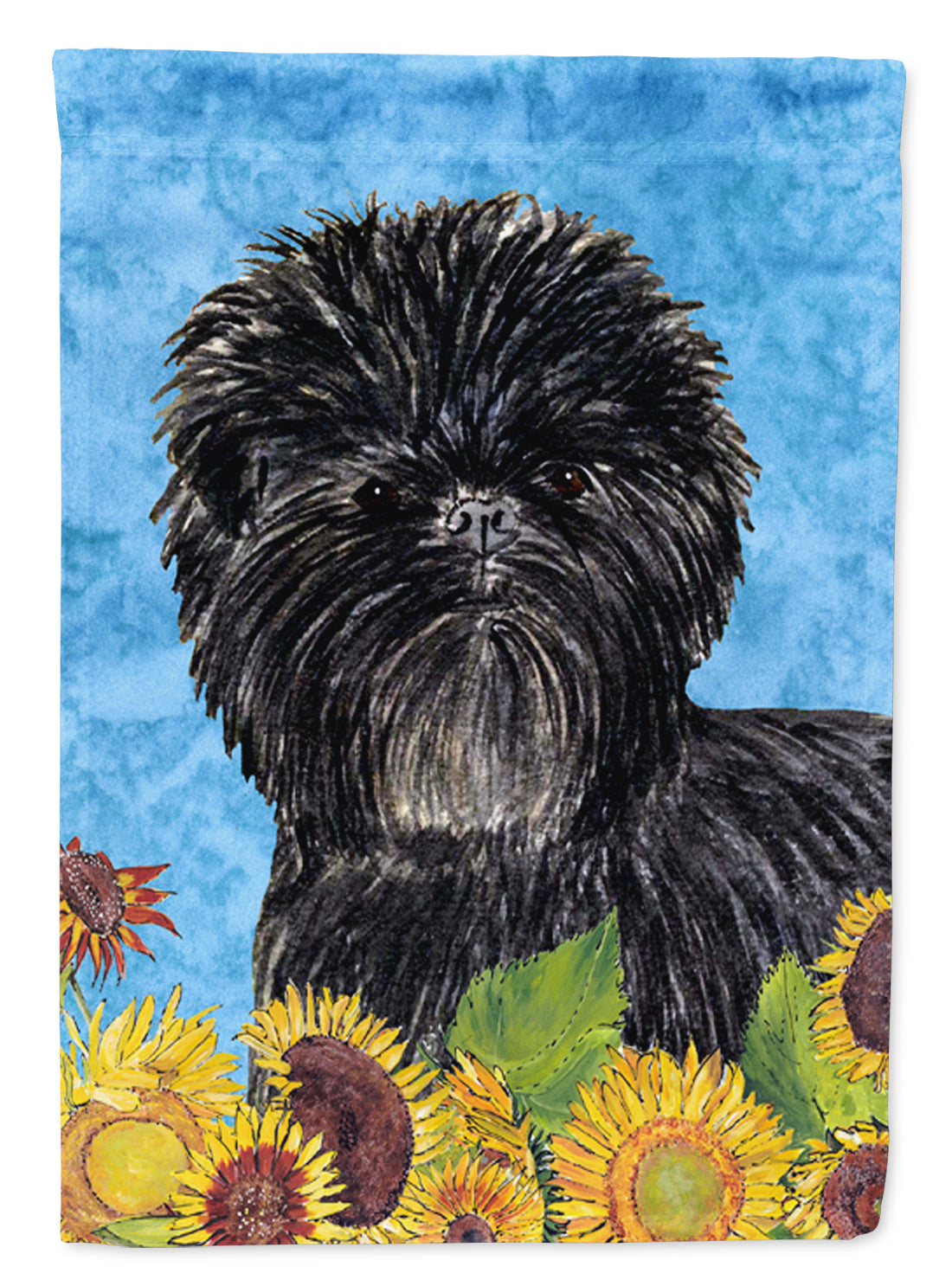 Affenpinscher Flag Canvas House Size  the-store.com.