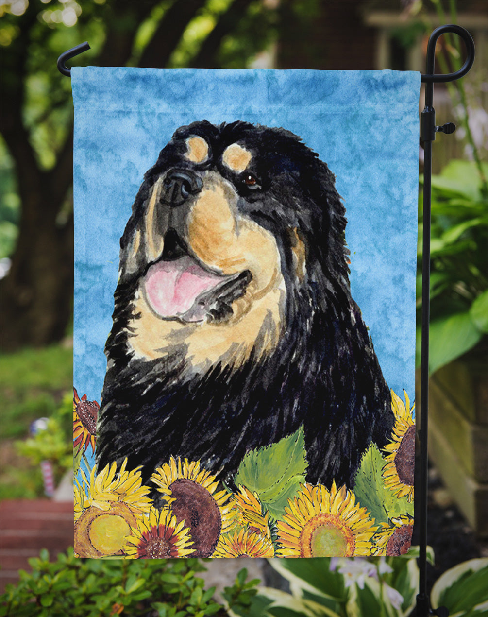 Tibetan Mastiff Flag Garden Size.