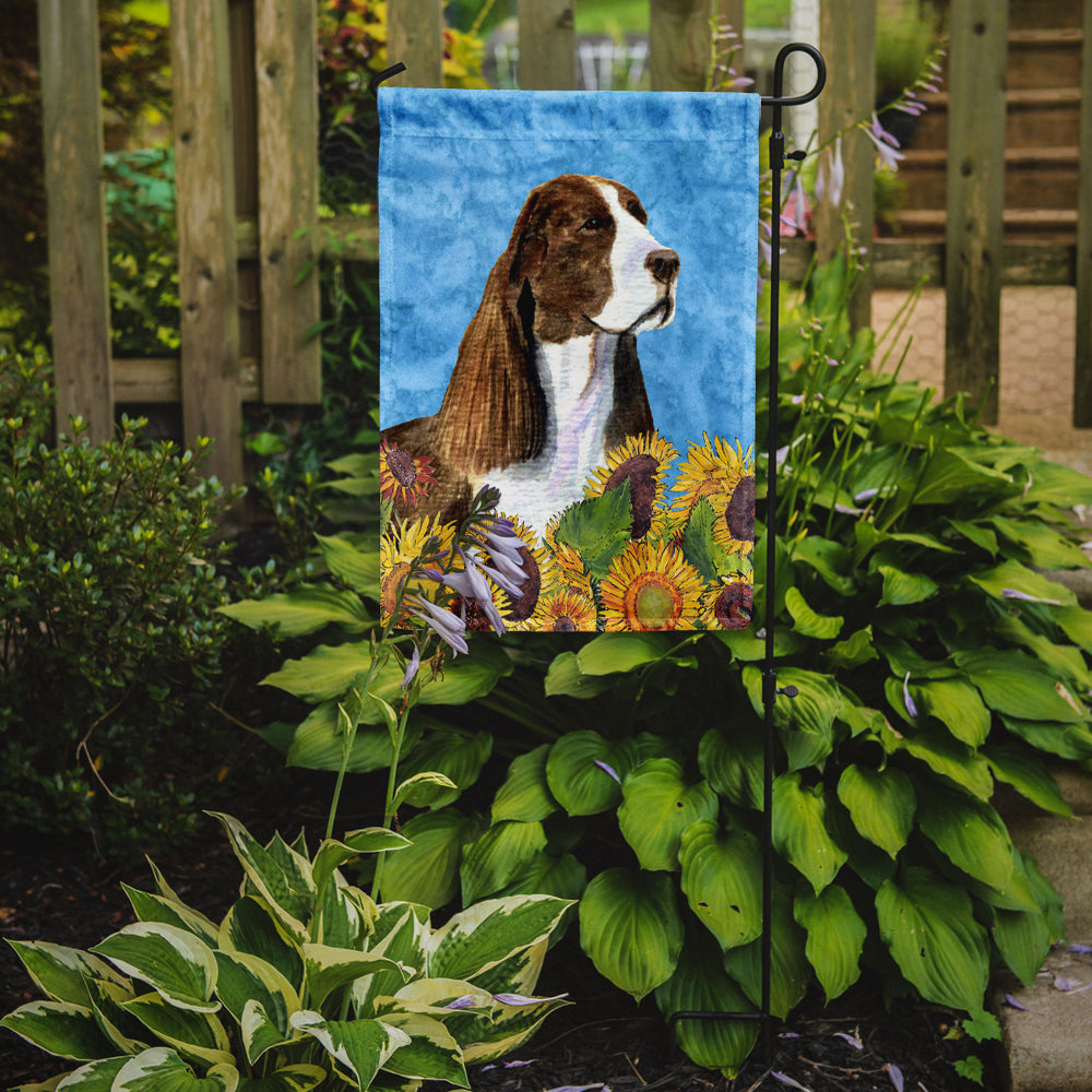 Springer Spaniel Flag Garden Size.