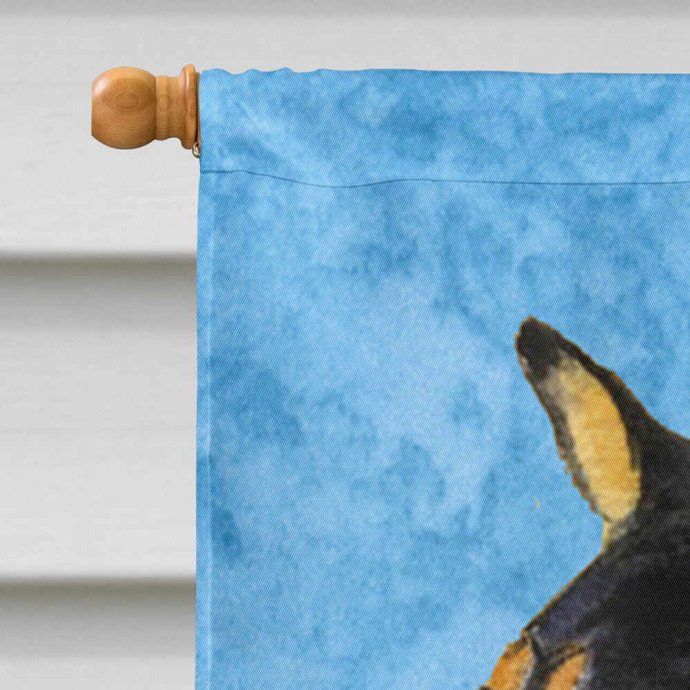 Basenji Flag Canvas House Size  the-store.com.