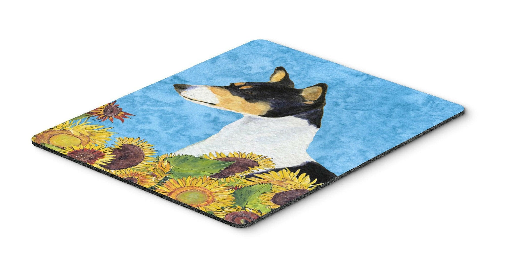 Basenji Mouse Pad, Hot Pad or Trivet by Caroline's Treasures