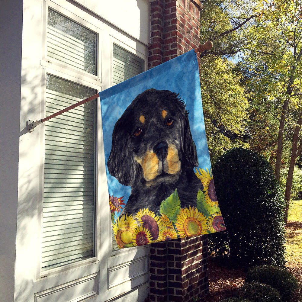 Gordon Setter Flag Canvas House Size  the-store.com.