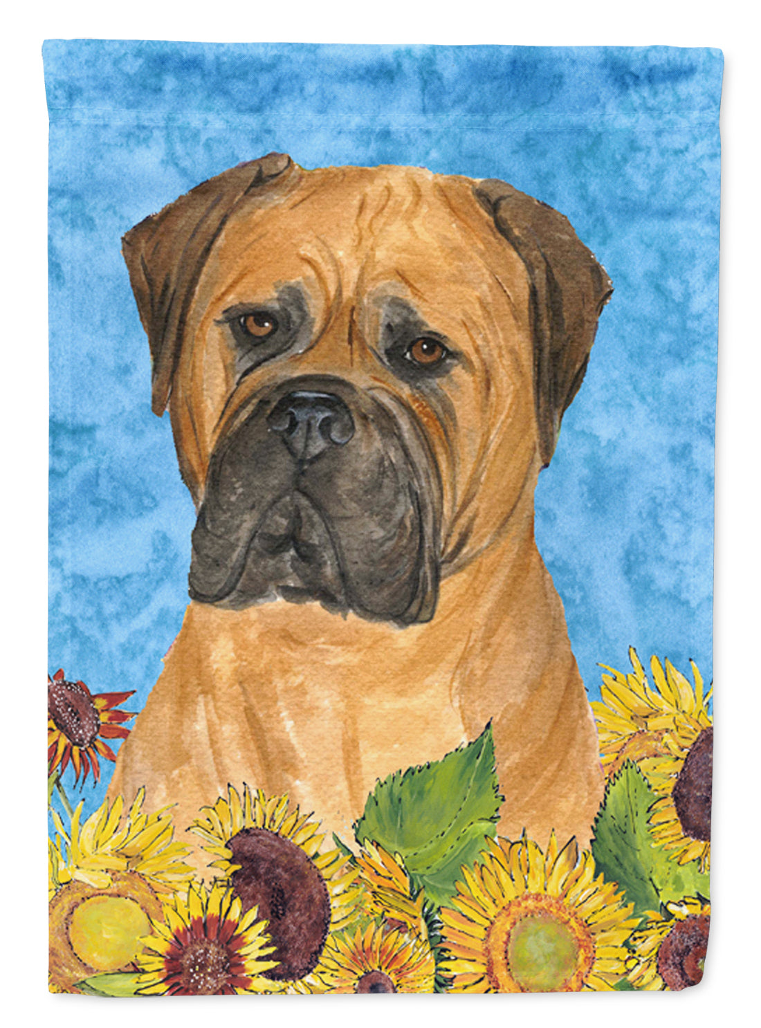 Bullmastiff Flag Canvas House Size  the-store.com.