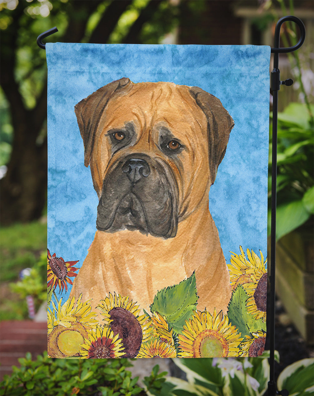 Bullmastiff Flag Garden Size.