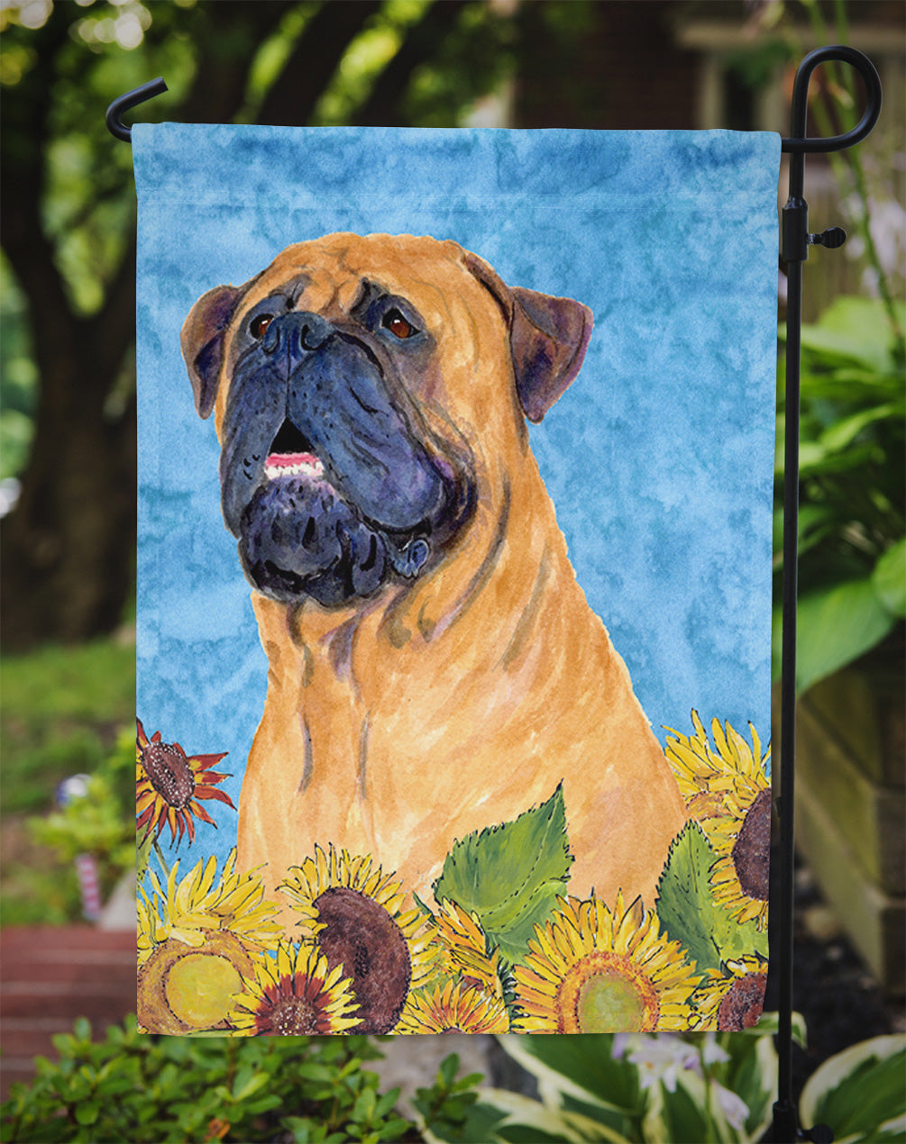 Bullmastiff Flag Garden Size.