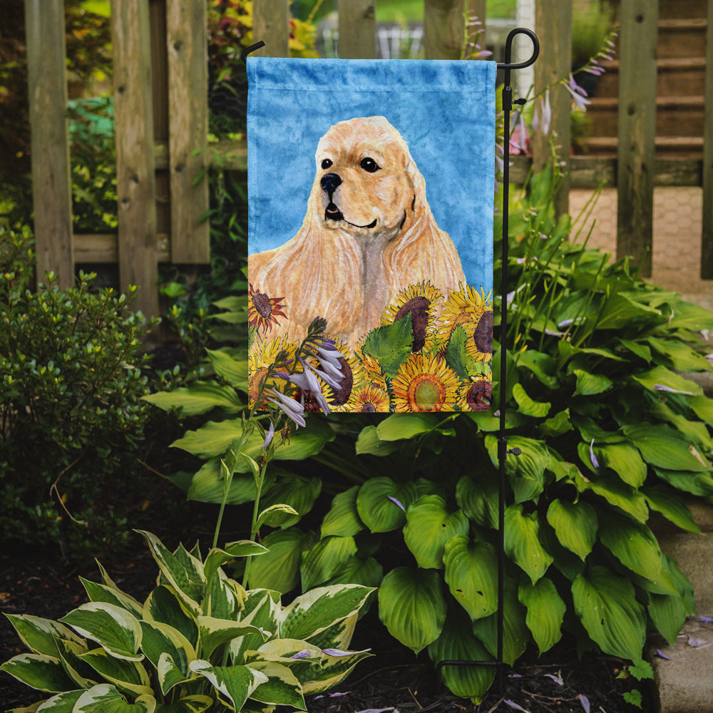 Cocker Spaniel Flag Garden Size.