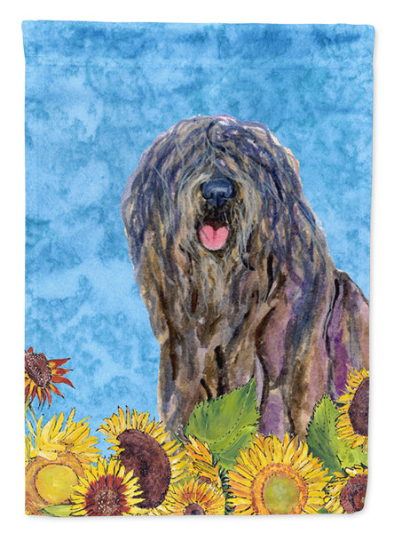 Bergamasco Sheepdog Flag Canvas House Size  the-store.com.