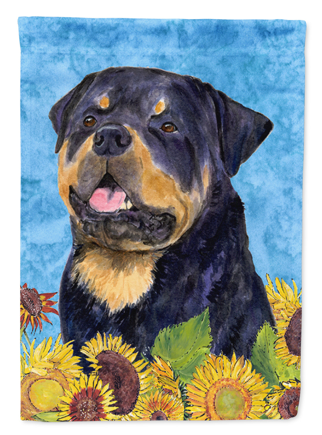 Rottweiler Flag Canvas House Size  the-store.com.