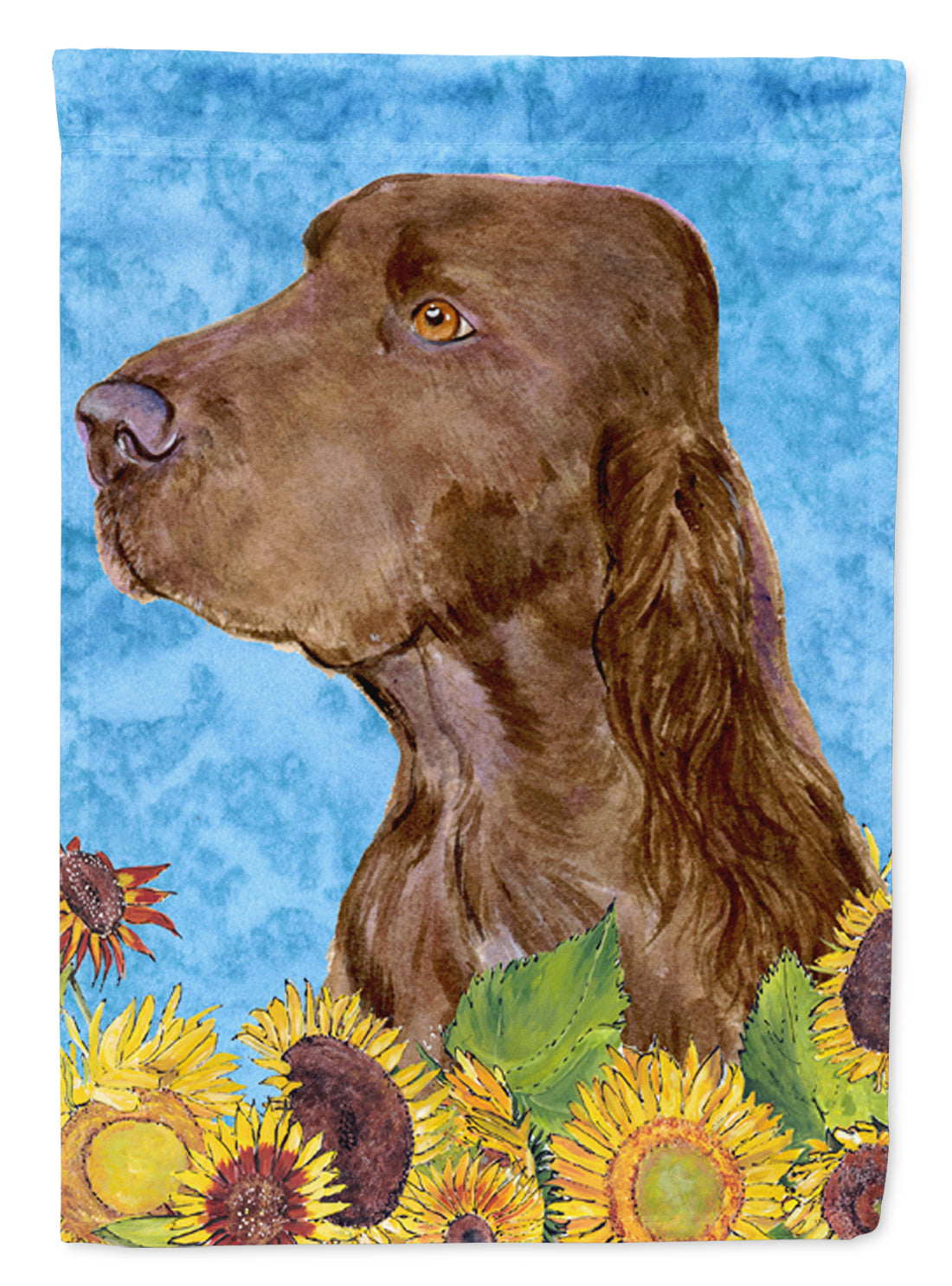 Field Spaniel Flag Garden Size.