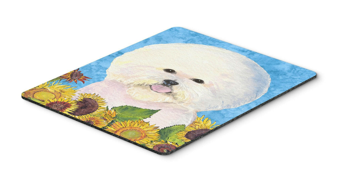 Bichon Frise Mouse Pad, Hot Pad or Trivet by Caroline&#39;s Treasures