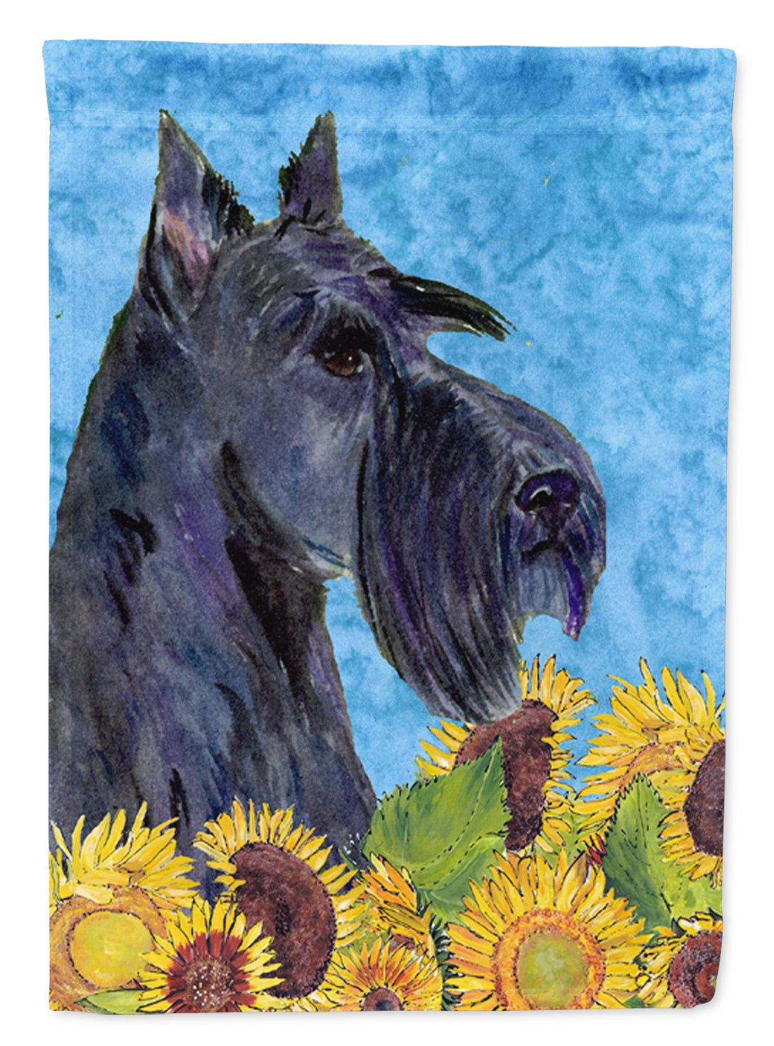 Scottish Terrier Flag Canvas House Size  the-store.com.