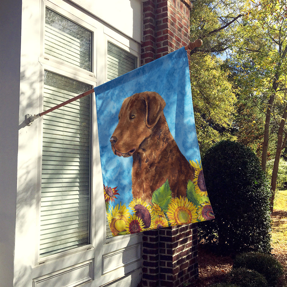 Curly Coated Retriever Flag Canvas House Size  the-store.com.