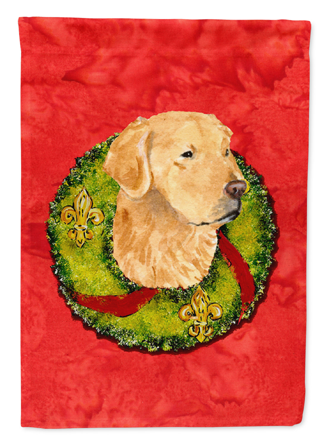 Golden Retriever Flag Canvas House Size  the-store.com.