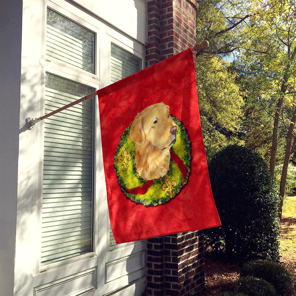 Golden Retriever Flag Canvas House Size  the-store.com.