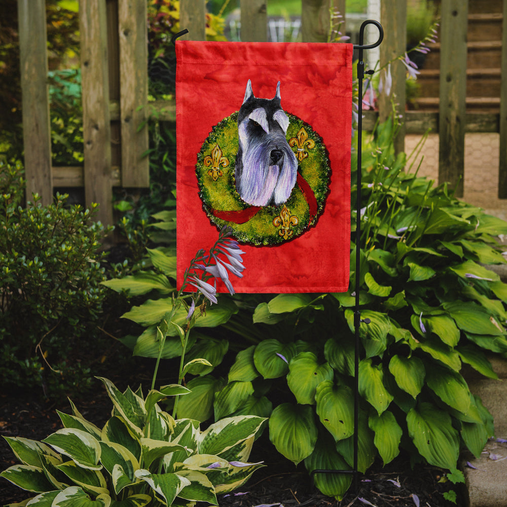 Schnauzer Flag Garden Size.