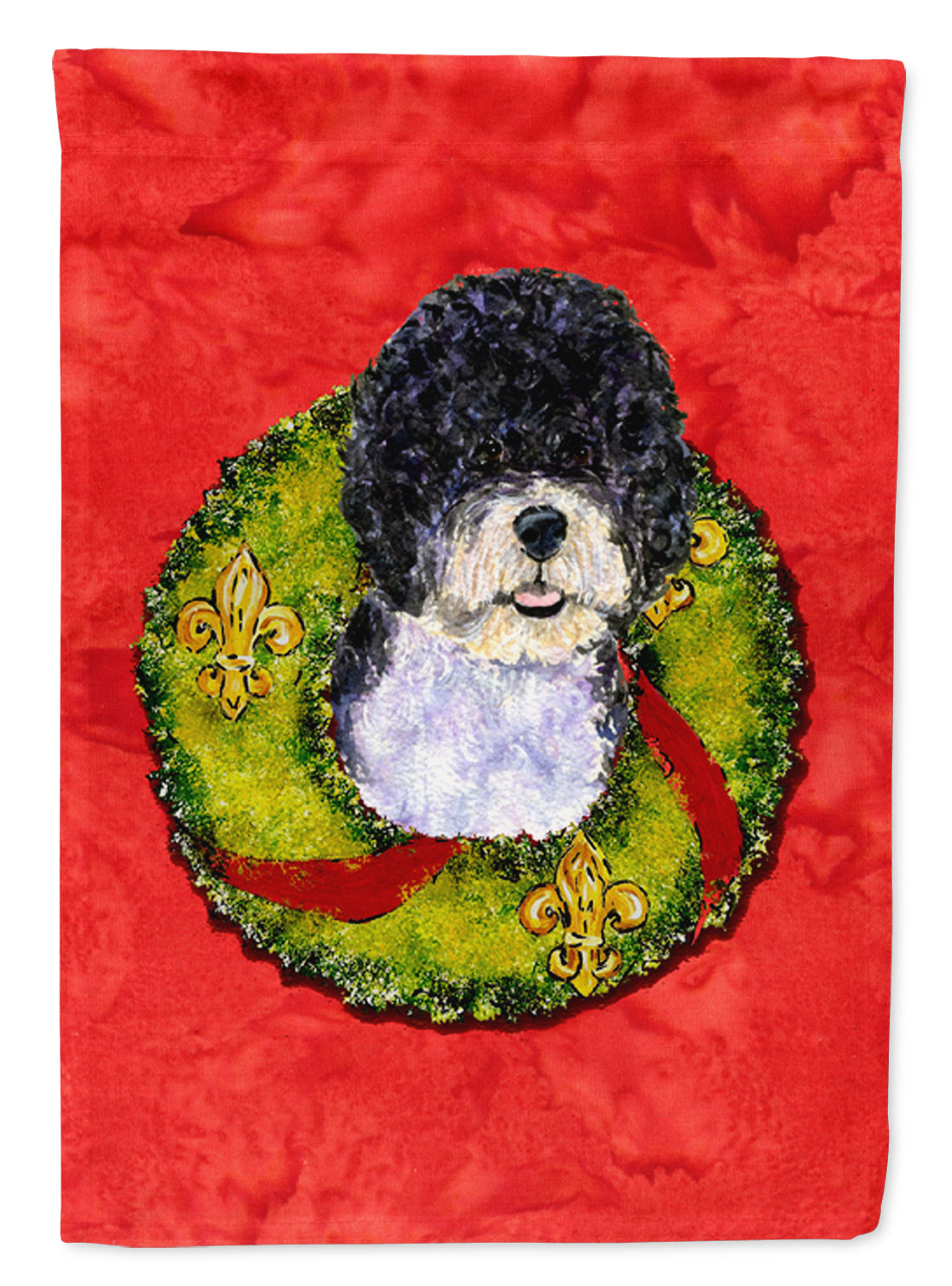 Portuguese Water Dog Flag Canvas House Size  the-store.com.